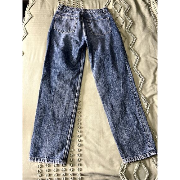 Zara high waisted distressed mom jeans womens 6 streetwear urban grunge edgy - Picture 4 of 6